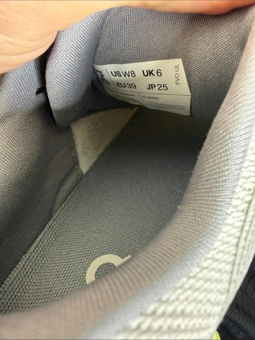 On Running | Women’s CloudGo Athletic Sneakers in Frost/Grey Size 8